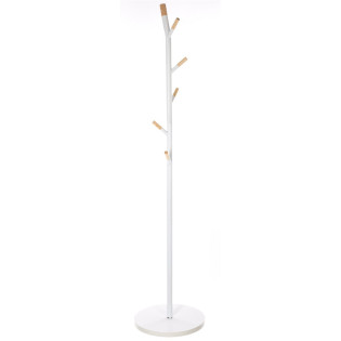 Porte manteaux métal bois 6...