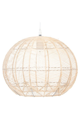 Suspension boule rotin Kita...