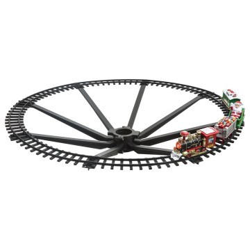 Train électrique piles animé 16 pièces pour sapin - Le Dépôt Bailleul