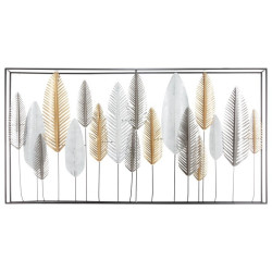 Déco murale 134 cm plumes métal Atmosphera - Le dépôt Bailleul
