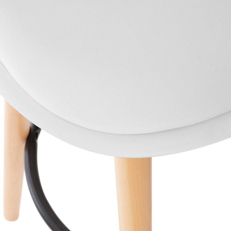Sedia Da Bar Maxon In Faggio E Metallo, H92,5 Cm – Giallo Ocra E Robusta!
