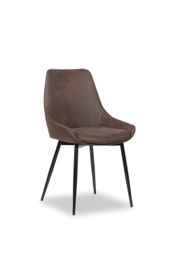 Chaise Mirano coloris brun...