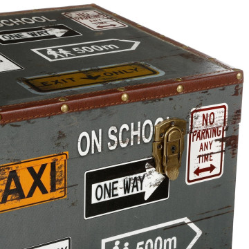 Malles décor city lot de 4 Atmosphera - Le Dépôt Bailleul