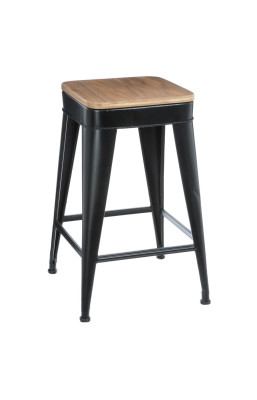 Tabouret haut Joris métal...