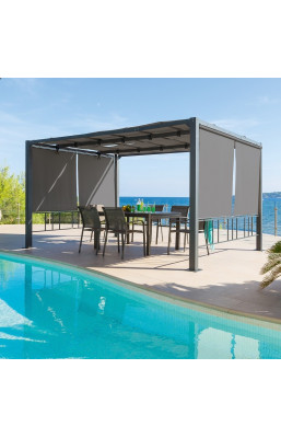 Tonnelle Moai 3x4 m ardoise...