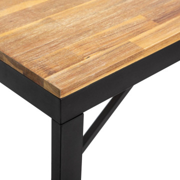 Banc métal et bois Edena Atmosphera - Le Dépôt Bailleul