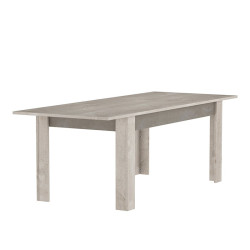 Table avec rallonge 170/230x90cm chêne champagne/béton -Dépôt Bailleul
