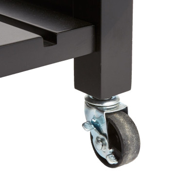 Desserte de cuisine noire en bois modèle CLAUDE  - Le Dépôt Bailleul