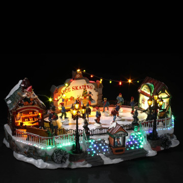 Patinoire de Noël animée, musicale et lumineuse - Le Dépôt Bailleul