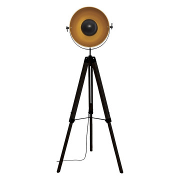 Lampadaire trépied loft noir Lahti Atmosphera - Le Dépôt Bailleul