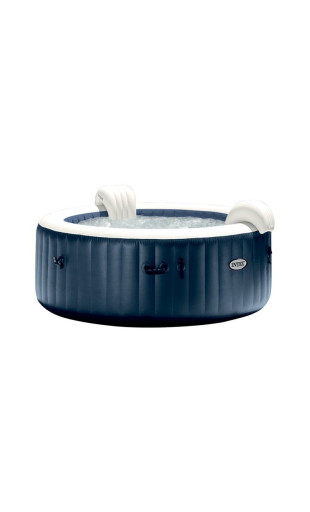 Spa gonflable bulles leds 6 places Blue navy Intex - Le Dépôt Bailleul