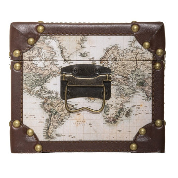 Malles mappemonde - Lot de 4 - Atmosphera - Le Dépôt Bailleul