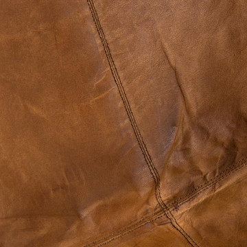 Housse cognac Dario en cuir Atmosphera - Le Dépôt Bailleul