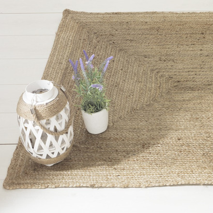 Tapis ajouré en jute 120x170 cm - 172475JJA