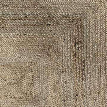 Tapis jute naturel rectangulaire 120x170 Atmosphera - Le Dépôt Bailleul
