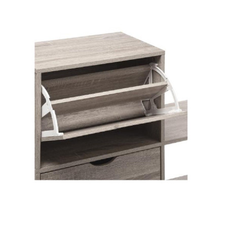 Range Chaussures Avec Banc Bois Gris 5five Le Depot Bailleul
