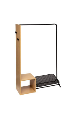 Portant vêtements bois Silo...