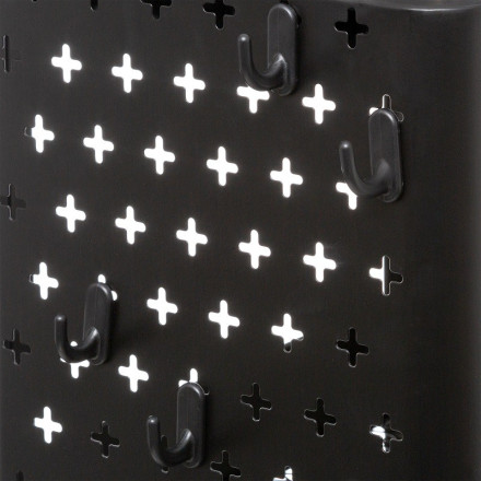 Desserte métal noir roulettes 52 cm Perfo 5five - Le Dépôt Bailleul