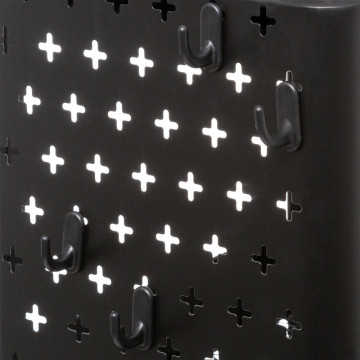 Desserte métal noir roulettes 52 cm Perfo 5five - Le Dépôt Bailleul