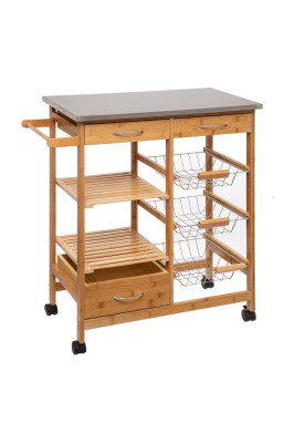 Desserte bambou 6 tiroirs...