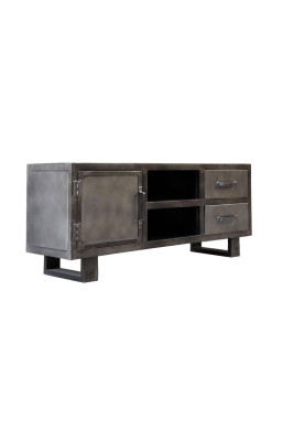 Meuble TV métal noir...