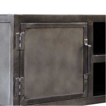 Meuble TV métal noir Jodhpur 150 cm - Le Dépôt Bailleul