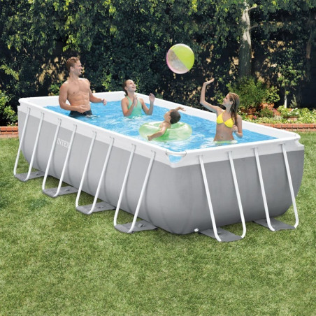 Piscine Prism rectangulaire 4x2x1 m avec accessoires Intex