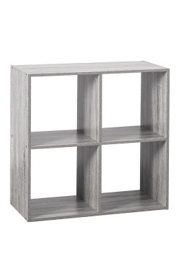 Étagère en bois 4 cases Mix...