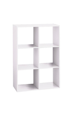 Étagère en bois 6 cases Mix...