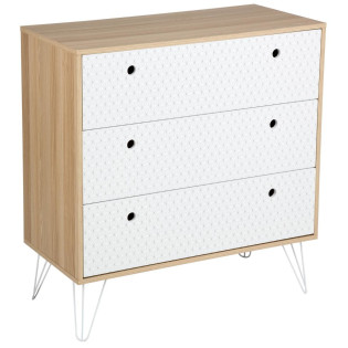 Commode 3 tiroirs Effy...