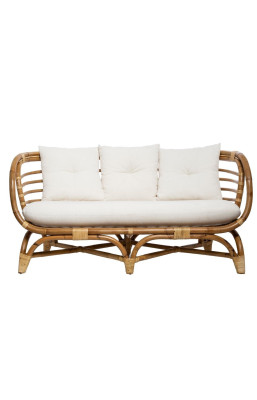 Canapé 2 places en rotin...
