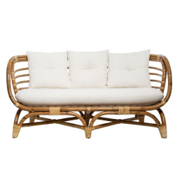 Canapé 2 places en rotin Farah Atmosphera - Le Dépôt Bailleul