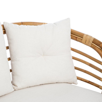 Canapé 2 places en rotin Farah Atmosphera - Le Dépôt Bailleul