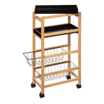 Desserte plateaux et paniers Blackbamboo 5five - Le Dépôt Bailleul