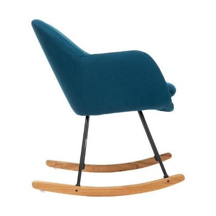 Rocking chair Pera bleu canard Atmosphera - Le Dépôt Bailleul