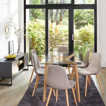 Table à manger 150x80cm Taho Atmosphera - Le Dépôt Bailleul