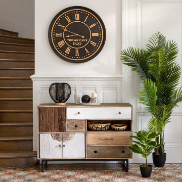 Buffet en bois de manguier Koval nuances unies Atmosphera - Le Dépôt Bailleul