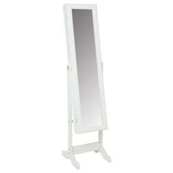 Miroir armoire à bijoux 145cm blanc Atmosphera - Le Dépôt Bailleul