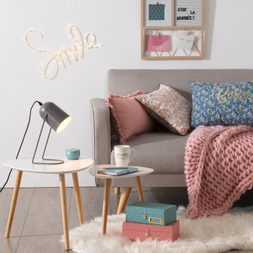 Table basse Mileo blanc lot de 3 Atmosphera - Le Dépôt Bailleul