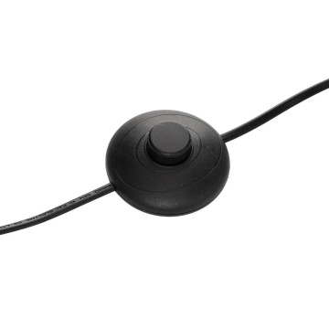 Lampadaire droit Jule noir et doré Atmosphera - Le Dépôt Bailleul