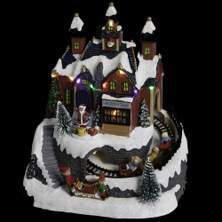 Atelier du Père Noël lumineux, musical et animé - Le Dépôt Bailleul