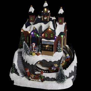 Atelier du Père Noël lumineux, musical et animé - Le Dépôt Bailleul