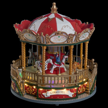 Carrousel de Noël animé, musical et lumineux  Le Dépôt Bailleul