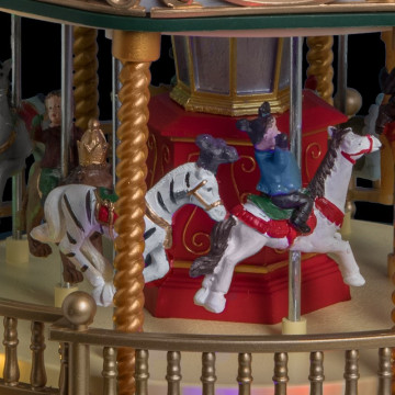 Carrousel de Noël animé, musical et lumineux  Le Dépôt Bailleul