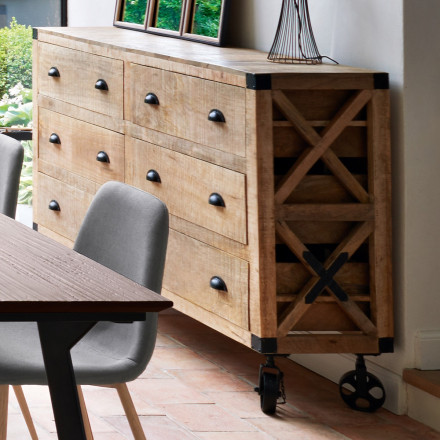 Buffet 6 tiroirs Silas Atmosphera - Le Dépôt Bailleul