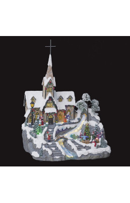 Village de noël animé et...