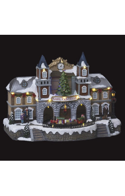 Village de noël animé,...