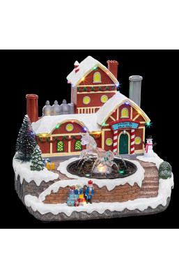 Village de noël animé et...