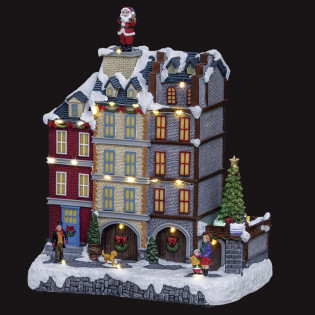 Village de noël animé et...