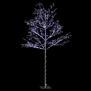 Arbre silver lumineux sur...